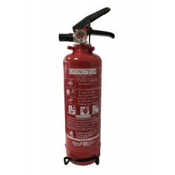 Extincteur 1Kg Poudre ABC à pression permanente NF