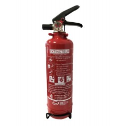 Extincteur 1Kg Poudre ABC à pression permanente NF