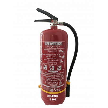 Extincteur 6KG Poudre classe ABC NF