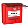 Déclencheur manuel d’alarme incendie étanche avec volet – Réf. 5713R1C
