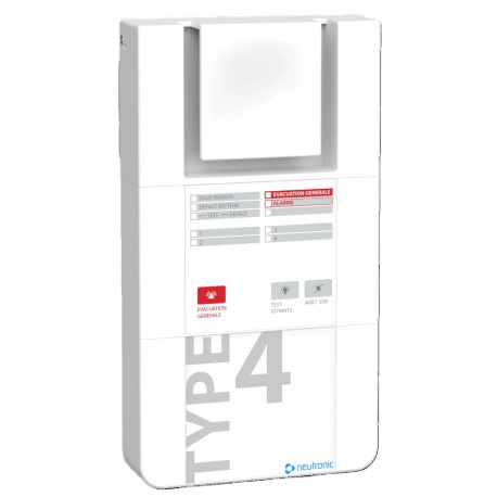 Alarme de type 4 secteur 4 boucles