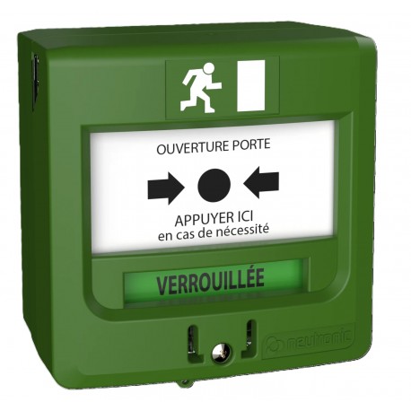Déclencheur Manuel 5710V3 – Sans Volet de Protection – NEUTRONIC