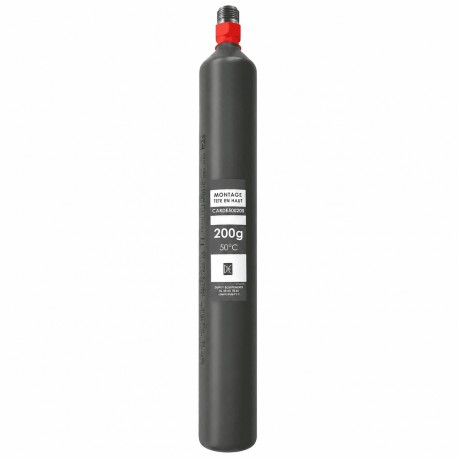 Cartouche CO² 200 g 50°C – tête filetée 15x125 – Conforme NF