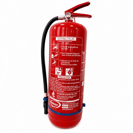 Extincteur 9 L eau avec additif sans fluor CE NF