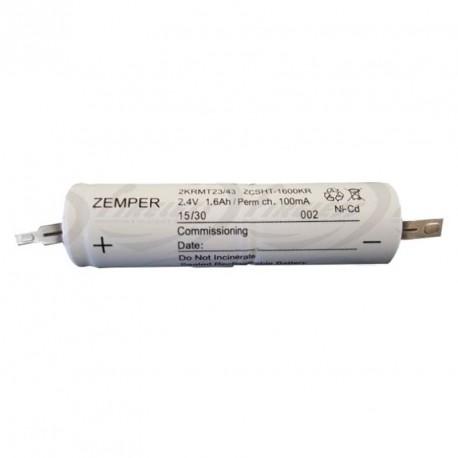 Batterie Zemper 2.4 V 1.6 AH CNI