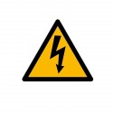 Panneau danger électrique- Adhésif vinyle