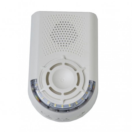 BLOC D'ALARME AUTONOME SONORE SATELLITE + FLASH BAASL SA