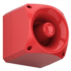 Diffuseur sonore forte puissance industrielle rouge 109dB étanche IP66