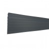 Rampe d'accès auto-plombante en caoutchouc GUMKA gris 30 mm
