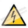 Panneau danger électrique- Adhésif vinyle